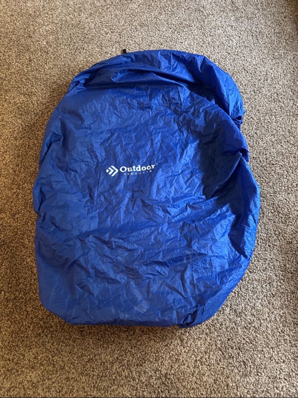 Outdoor Products Blue Backpack Rain Cover